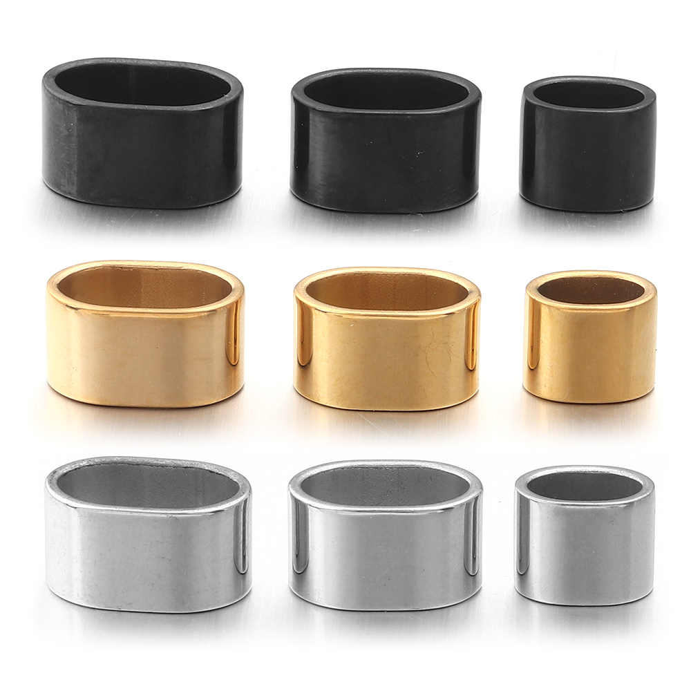 Patent Leather Shine - 6 pezzi di perline piatte con
