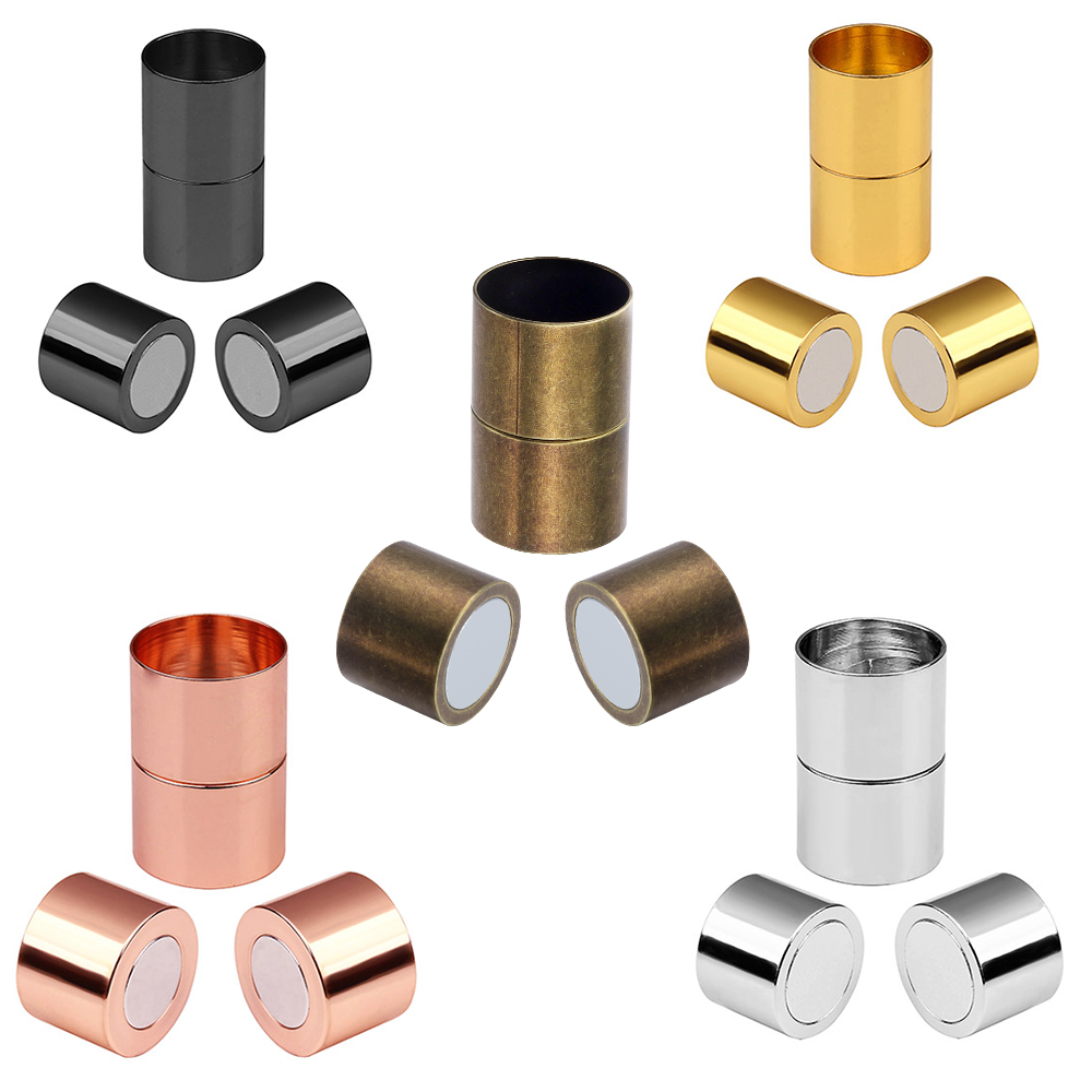 Patent Leather Shine - 5 set Forti chiusure magnetiche 3/4/5/6/7/8/10/12/14/15mm