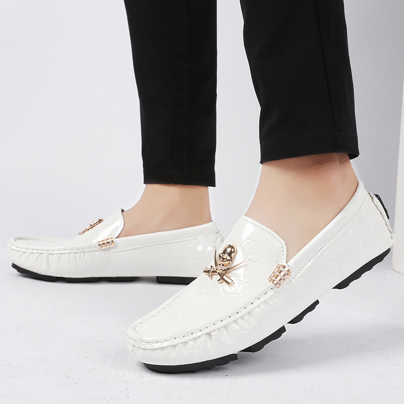 Patent Leather Shine - Mocassini da Uomo di Lusso in