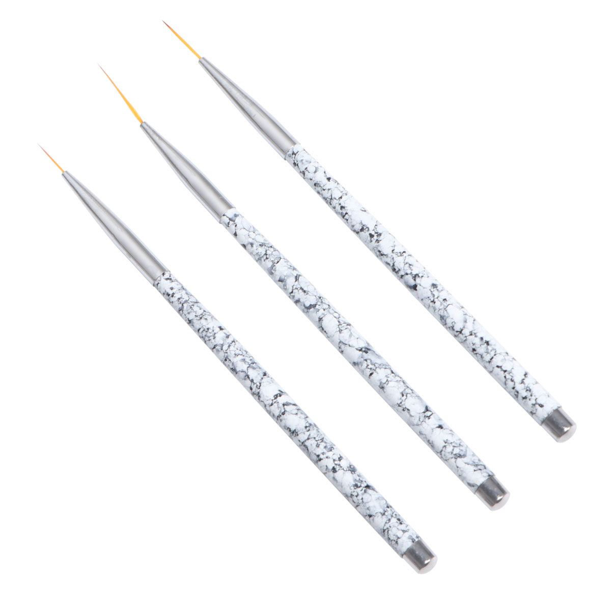 Set di 3 Pennelli per Nail Art - Brush Bristle Set recensione e prezzo